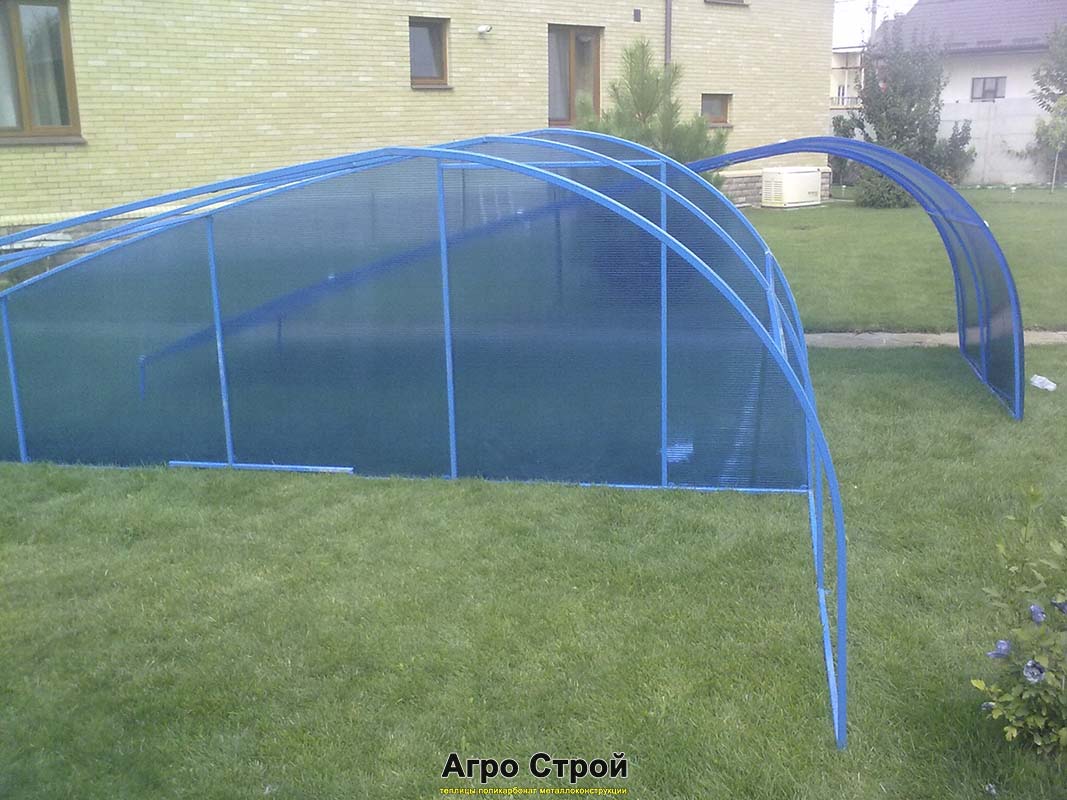 Навес над бассейном 5x10 м