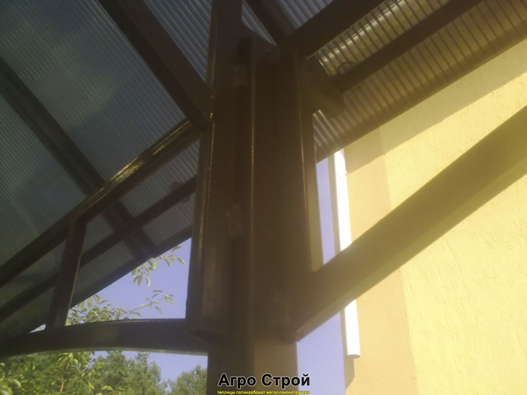 Арочный автонавес 4х8 метров