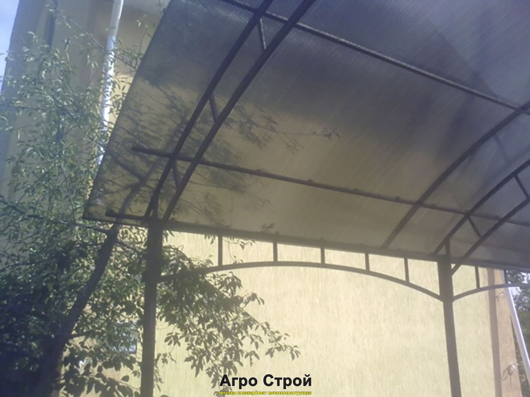 Арочный автонавес 4х8 метров