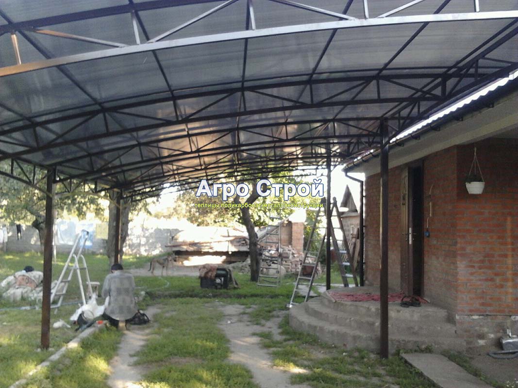 Навес 5х9.5 метров