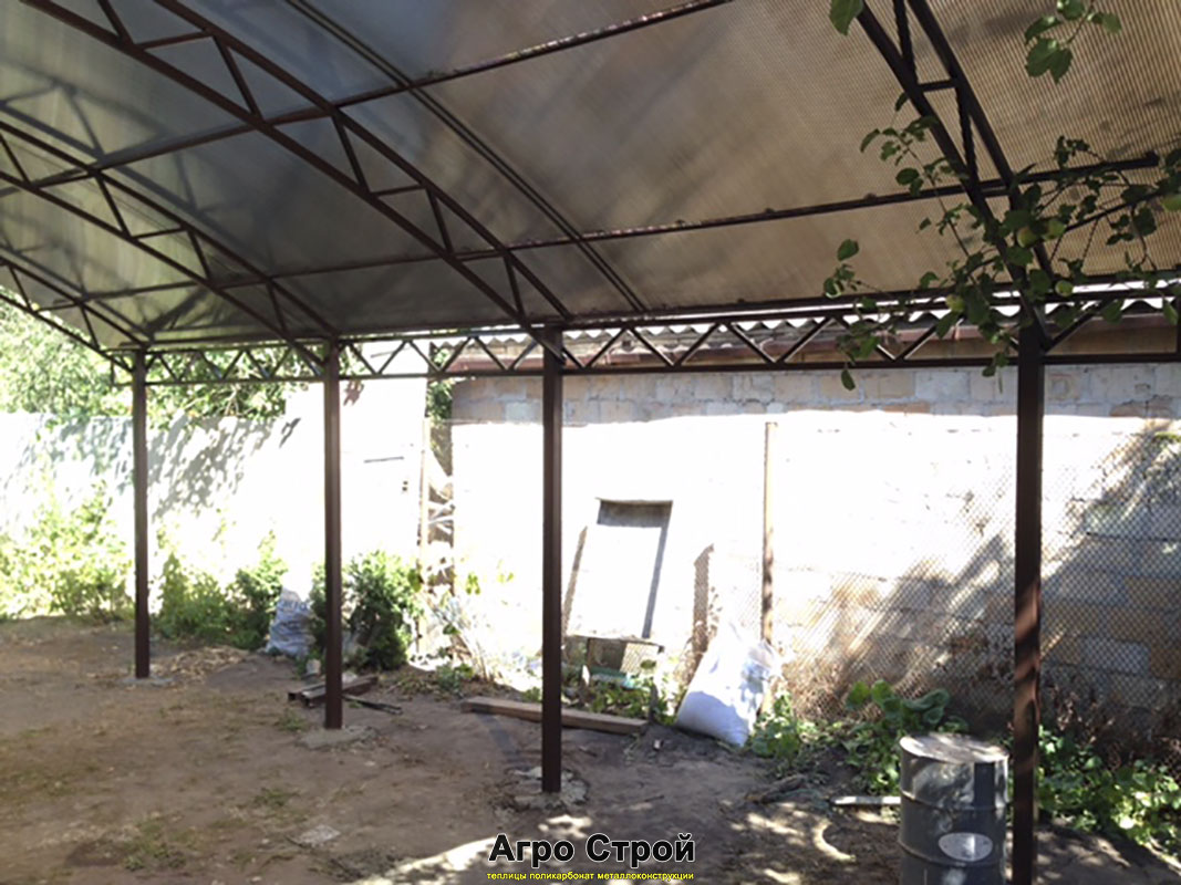 Навес для авто 4x6м Навес для авто 4x6м