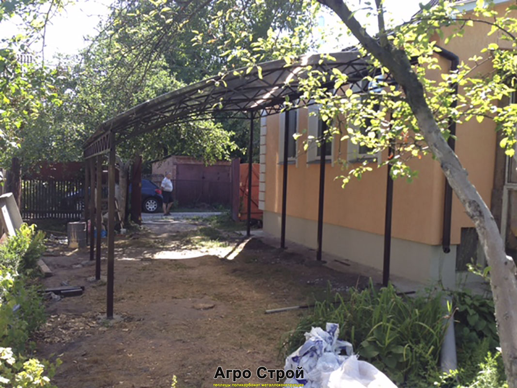 Навес для авто 4x6м Навес для авто 4x6м