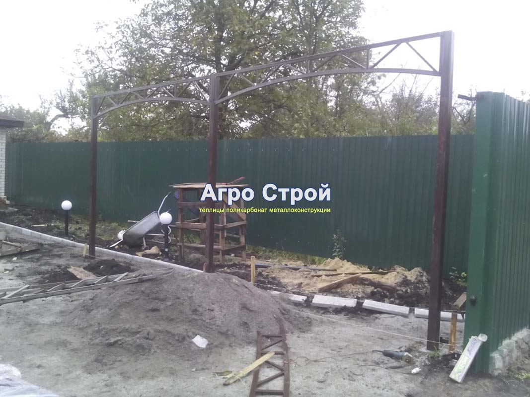 Навес 6х6.4 метров