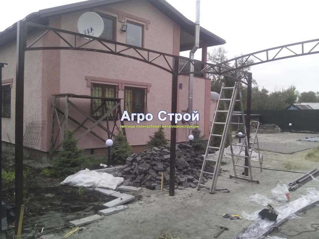 Навес 6х6.4 метров