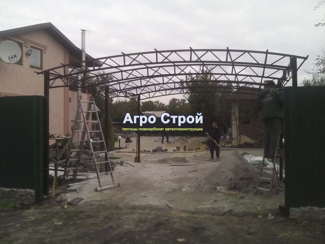 Навес 6х6.4 метров