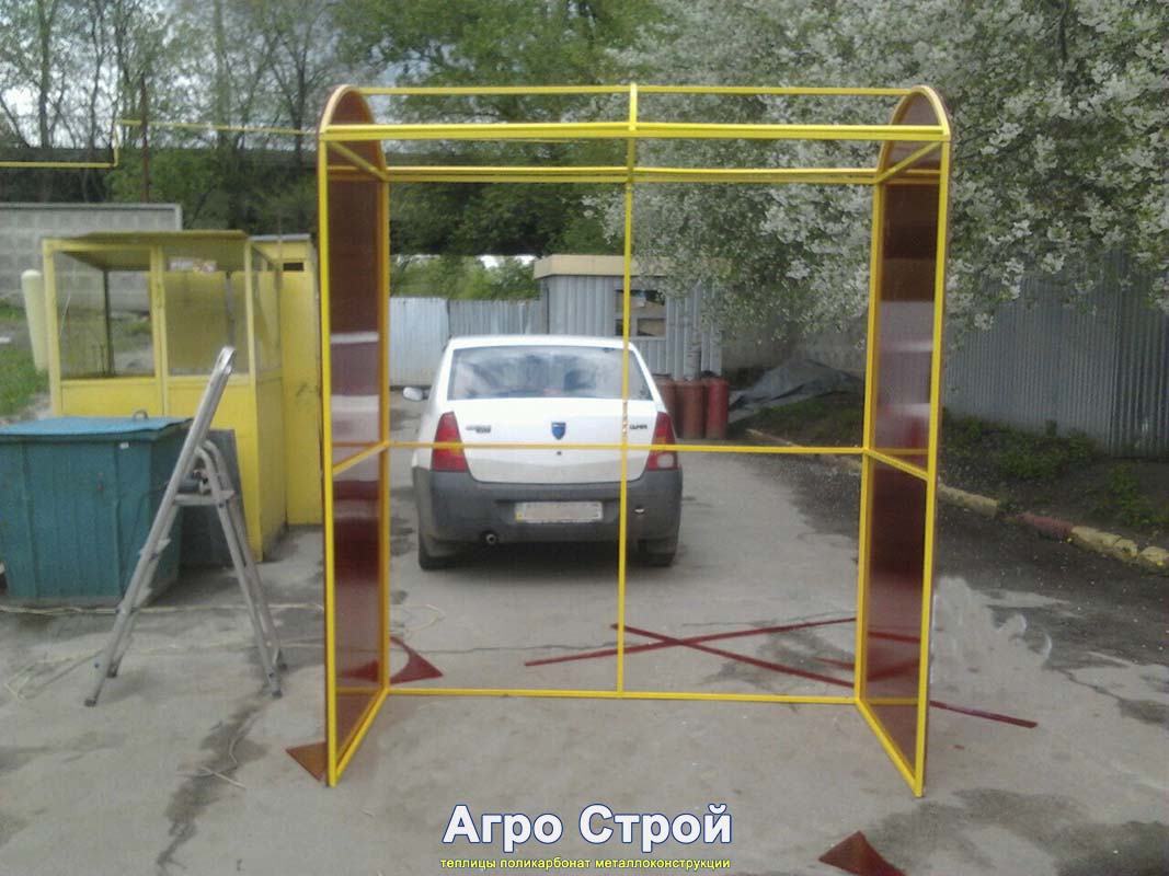 Навес над кофейным автоматом 1х2м