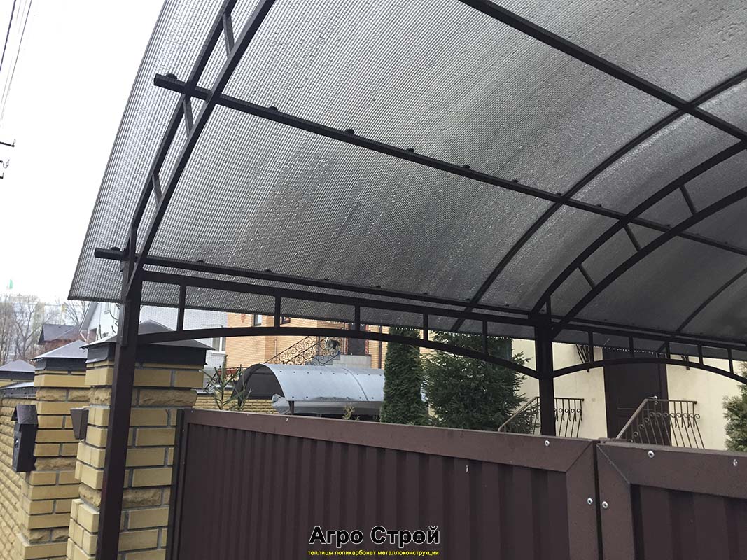 Навес 4x8.5 метра