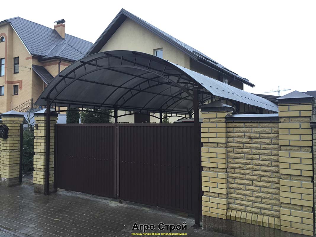 Навес 4x8.5 метра