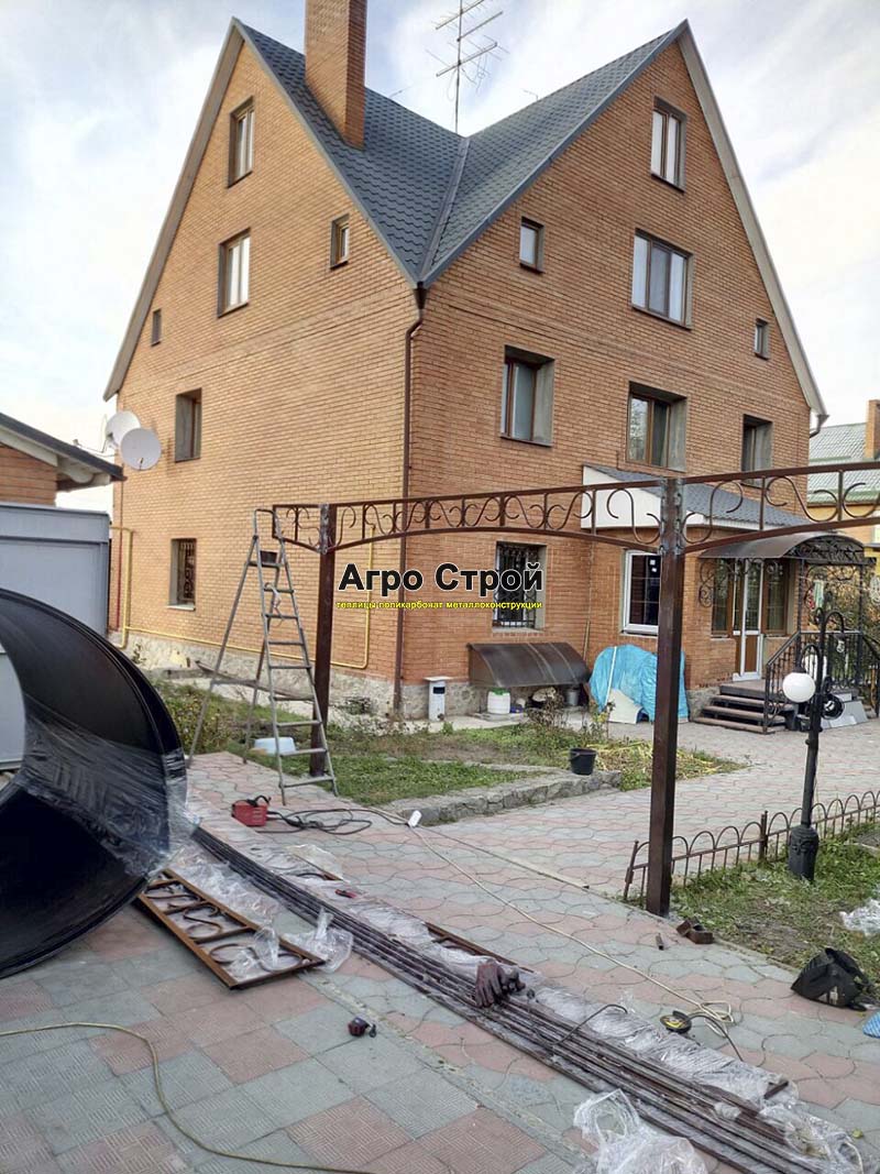 Навес 9.8x7.5 м