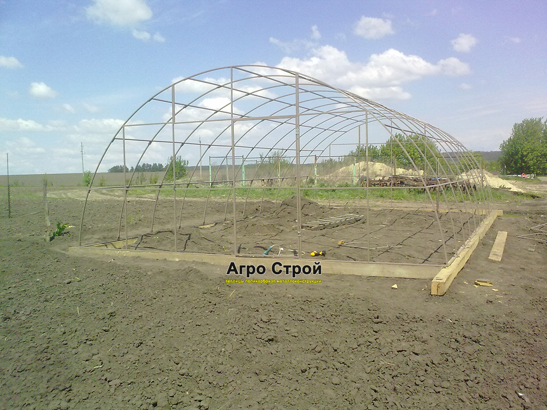 Каркас промышленной теплицы 6х10