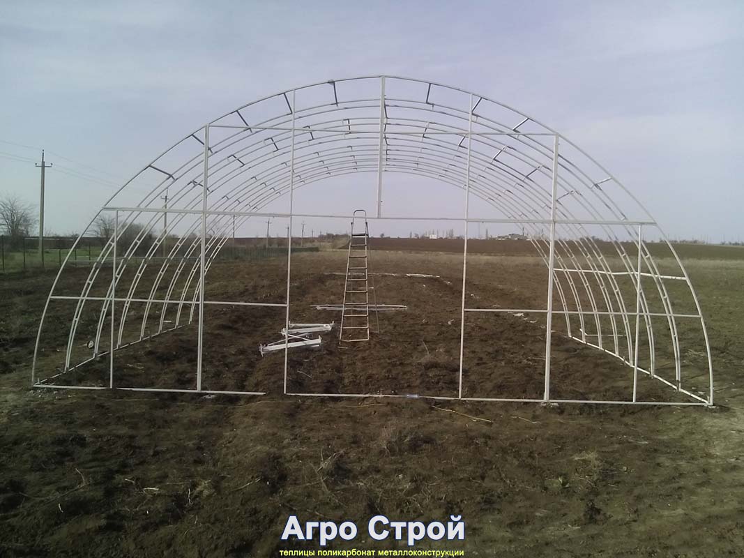 Промышленная теплица 8x38 м