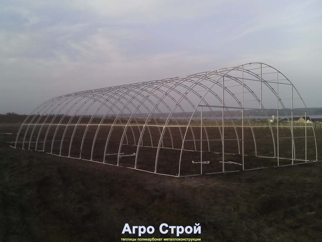 Промышленная теплица 8x38 м