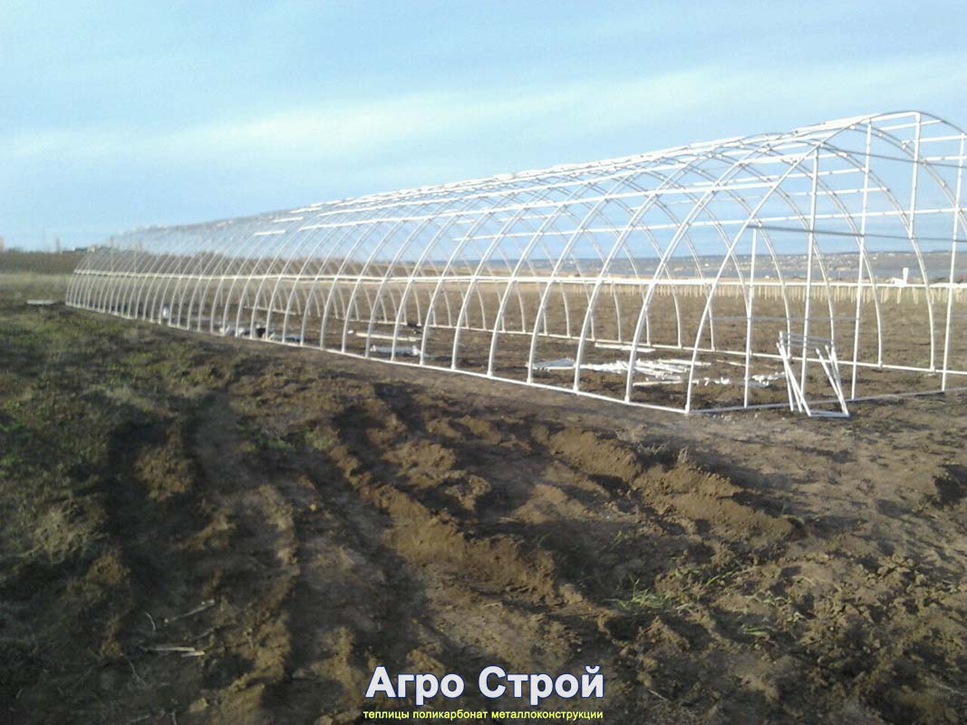 Промышленная теплица 8x38 м