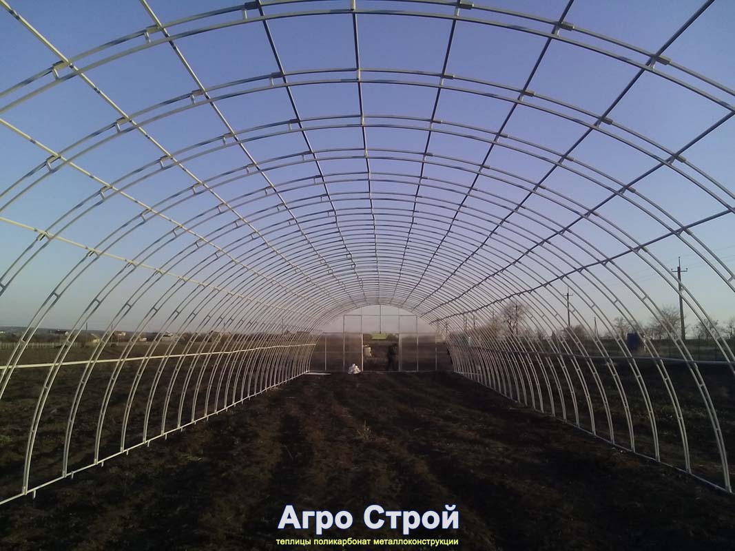 Промышленная теплица 8x38 м