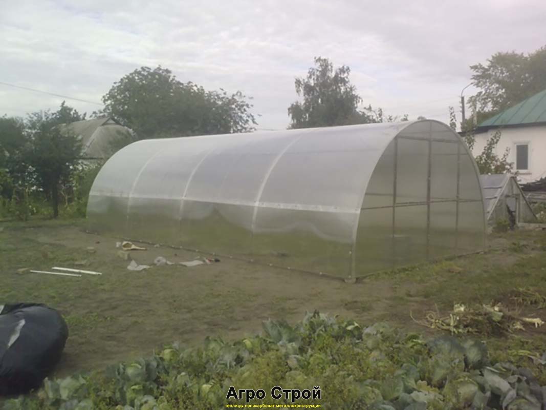 Зимняя теплица 4х8 м