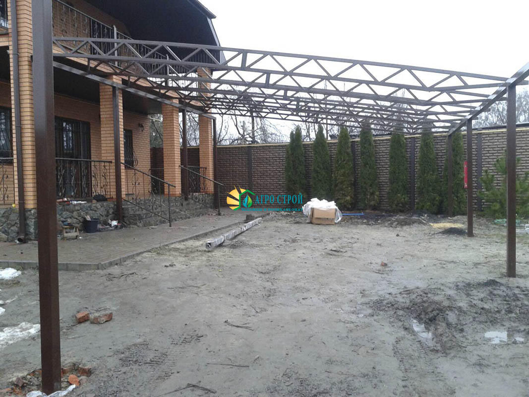 Навес 8х18 метров