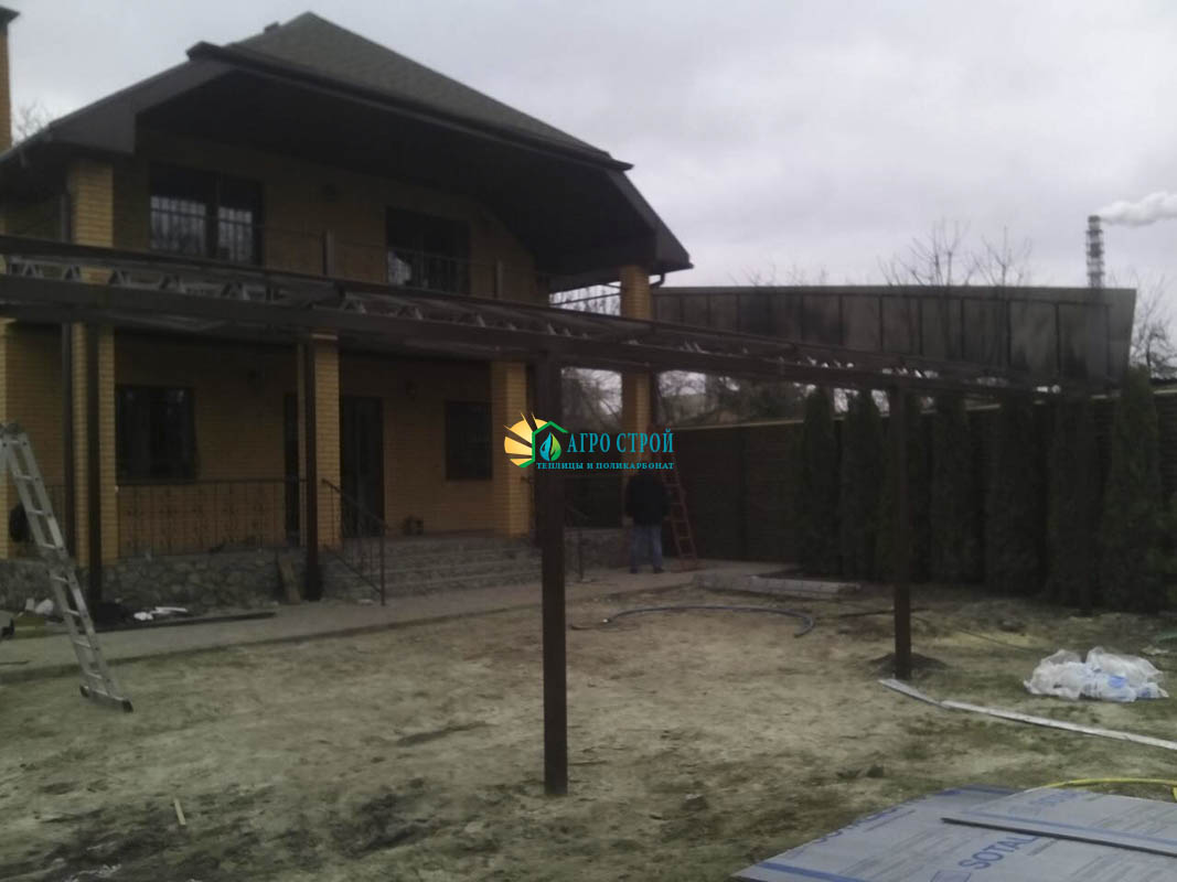 Навес 8х18 метров