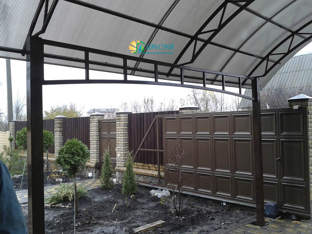 Навес для автомобиля 6 х 5 метров