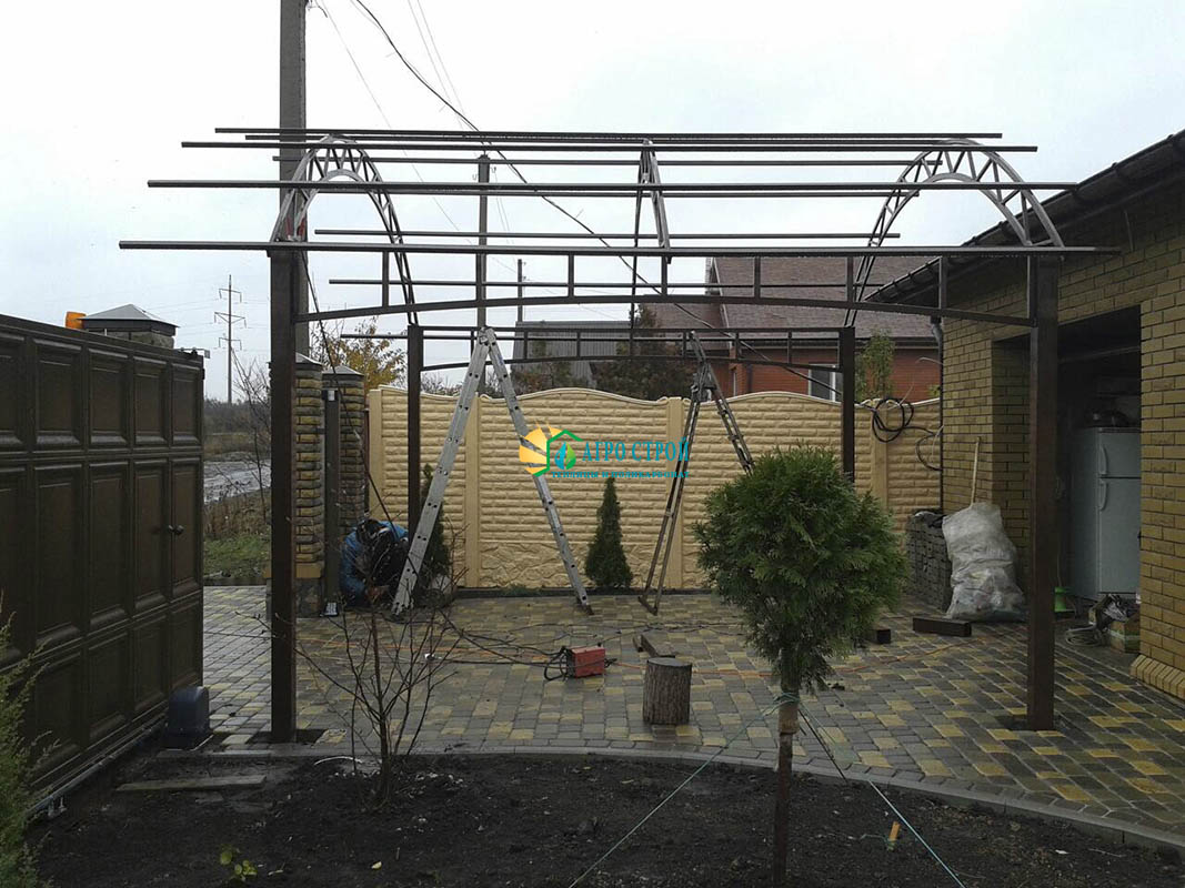 Навес для автомобиля 6 х 5 метров