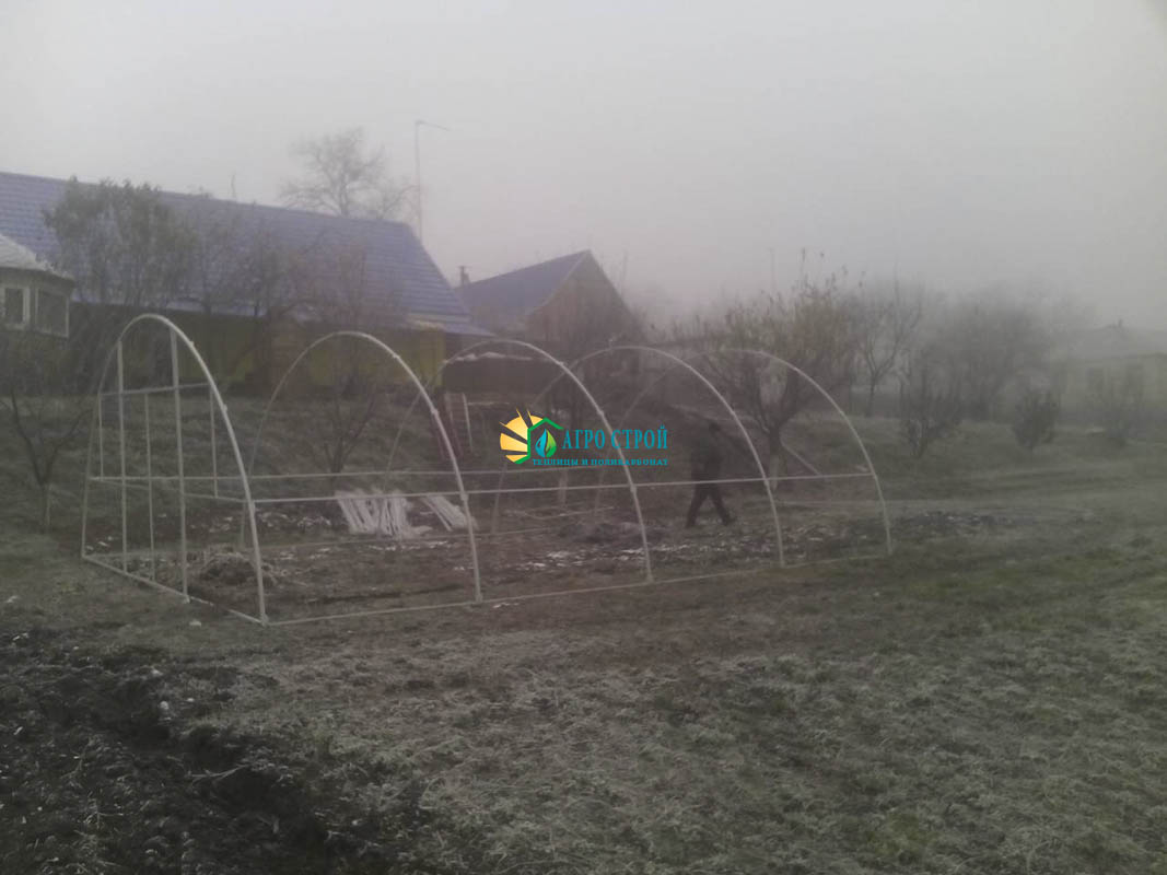 Теплица из поликарбоната 6х14 метров