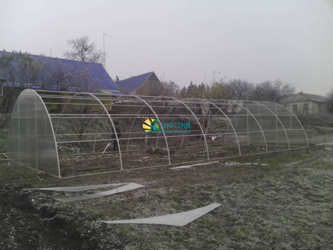 Теплица из поликарбоната 6х14 метров